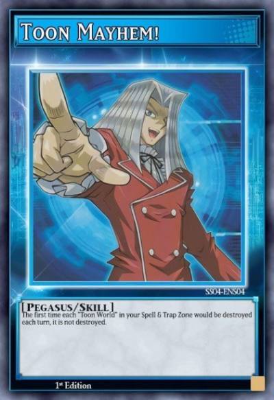 Toon Mayhem Common SS04-ENS04 Speed Duel Starter Decks Match of the Millennium Yugioh card