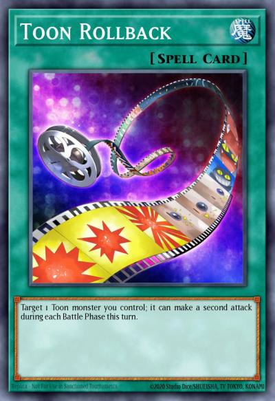 Toon Rollback Super Rare DRL2-EN024 Dragons of Legend 2 Yugioh card