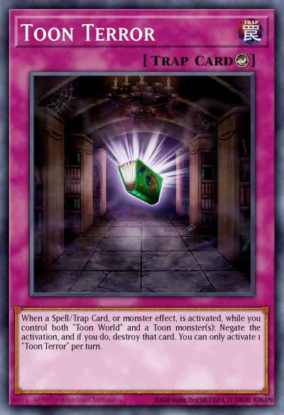 Toon Terror Ultra Rare BLCR-EN069 Battles of Legend Crystal Revenge Yugioh card