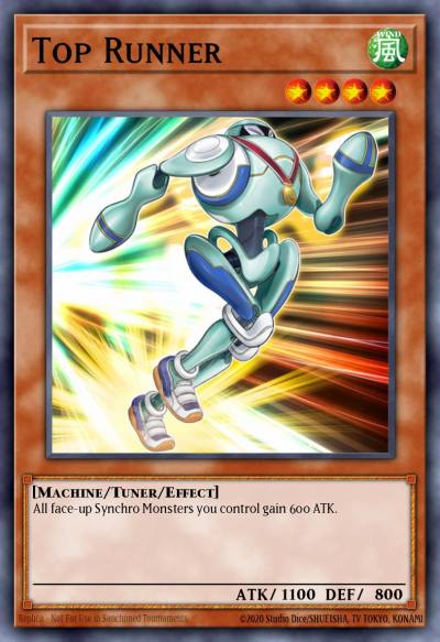 Top Runner Common STOR-EN005 Storm of Ragnarok Yugioh card
