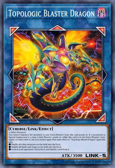 Topologic Blaster Dragon Secret Rare BPRO-EN046 Burst Protocol Yugioh card