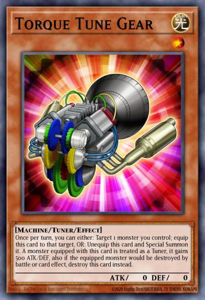 Torque Tune Gear Super Rare INOV-EN033 Invasion Vengeance Yugioh card