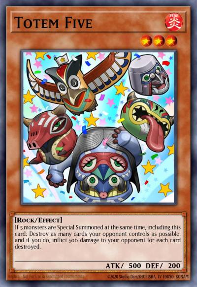 Totem Five Common MP17-EN088 2017 Mega-Tin Mega Pack Yugioh card