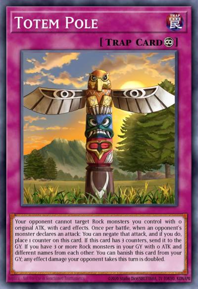 Totem Pole Rare MZMI-EN021 Maze of Millennia Yugioh card