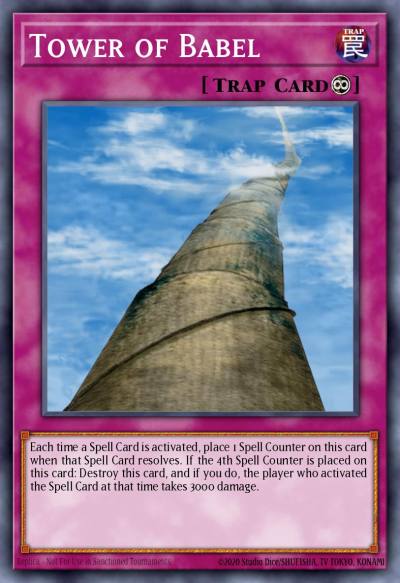 Tower of Babel Common DR2-EN050 Dark Revelation Volume 2 Yugioh card