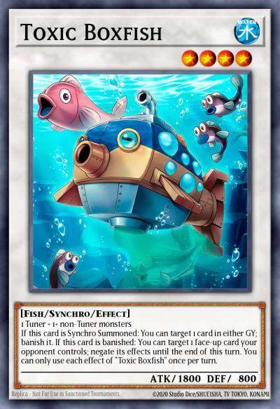 Toxic Boxfish Super Rare ALIN-EN085 Alliance Insight Yugioh card