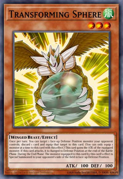 Transforming Sphere Ultra Rare JUMP-EN042 Shonen Jump May 2010 subscription bonus Yugioh card