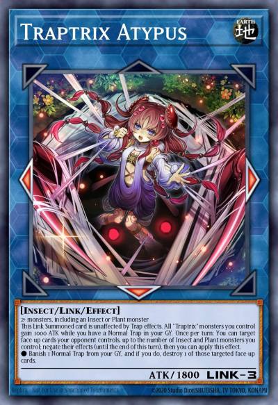 Traptrix Atypus Ultra Rare SDBT-EN043 Structure Deck Beware of Traptrix Yugioh card