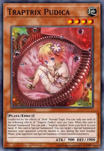 Traptrix Pudica Ultra Rare SDBT-EN001 Structure Deck Beware of Traptrix Yugioh card