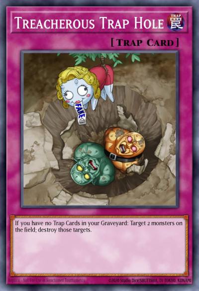 Treacherous Trap Hole Secret Rare CSOC-EN089 Crossroads of Chaos Yugioh card