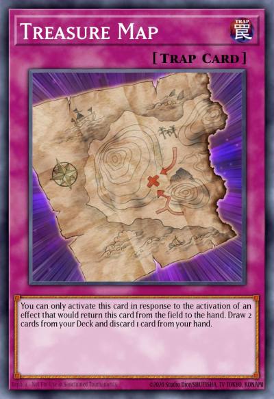 Treasure Map Secret Rare DPK-ENSE2 Duelist Pack Special Edition Yugioh card