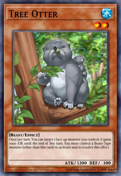 Tree Otter Common BP03-EN062 Battle Pack 3 Monster League Yugioh card