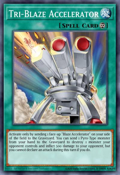 Tri-Blaze Accelerator Super Rare FOTB-EN041 Force of the Breaker Yugioh card