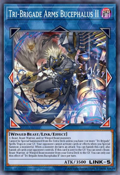 Tri-Brigade Arms Bucephalus II Ultra Rare MP24-EN175 25th Anniversary Tin Dueling Mirrors Yugioh card
