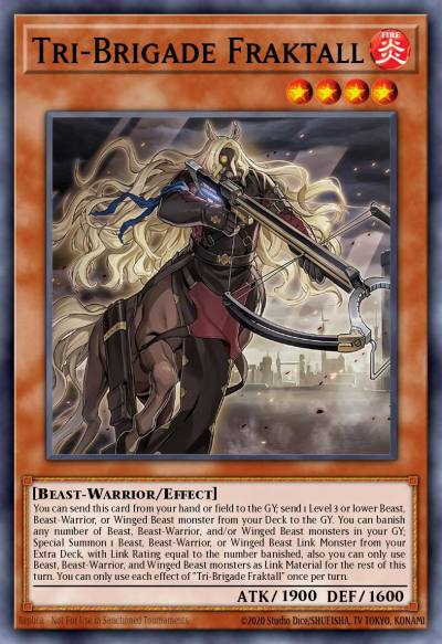 Tri-Brigade Fraktall Prismatic Secret Rare MP21-EN171 2021 Tin of Ancient Battles Yugioh card