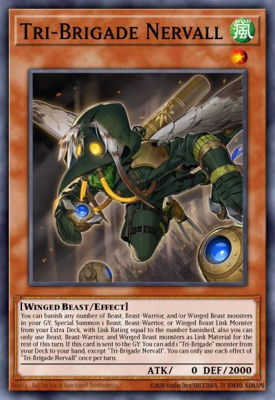 Tri-Brigade Nervall Ultra Rare MP21-EN169 2021 Tin of Ancient Battles Yugioh card