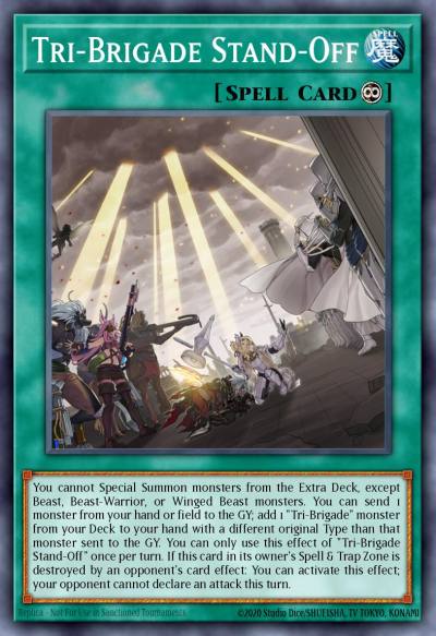Tri-Brigade Stand-Off Common MP21-EN201 2021 Tin of Ancient Battles Yugioh card