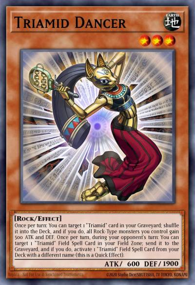 Triamid Dancer Common TDIL-EN027 The Dark Illusion Yugioh card