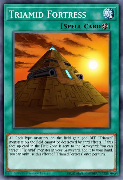 Triamid Fortress Common TDIL-EN062 The Dark Illusion Yugioh card