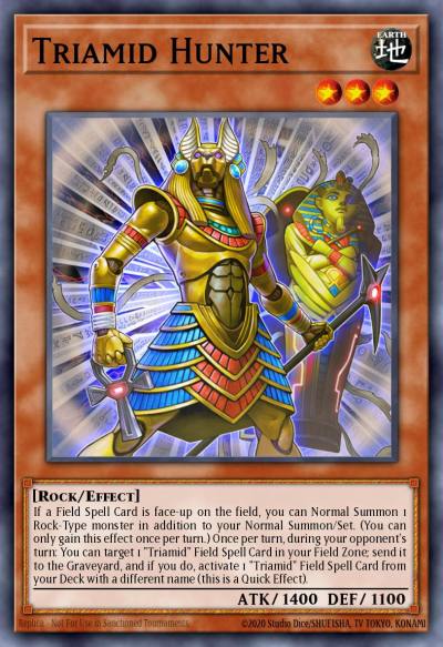 Triamid Hunter Rare TDIL-EN028 The Dark Illusion Yugioh card