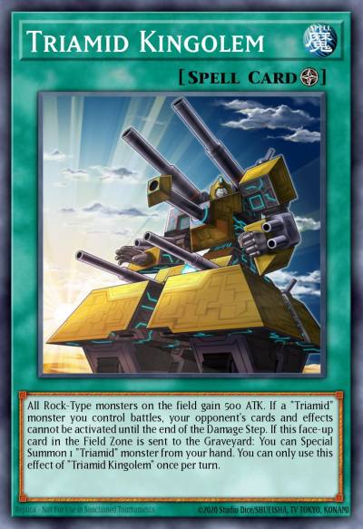 Triamid Kingolem Rare TDIL-EN064 The Dark Illusion Yugioh card