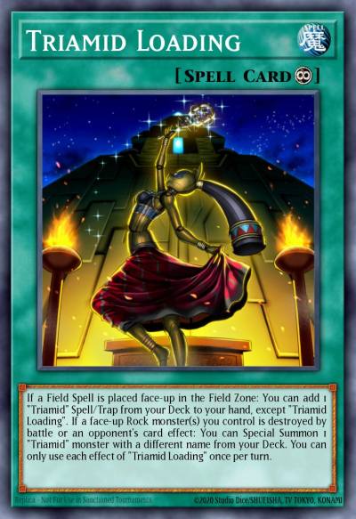 Triamid Loading Common DAMA-EN063 Dawn of Majesty Yugioh card