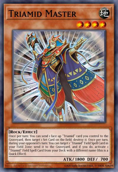 Triamid Master Rare TDIL-EN029 The Dark Illusion Yugioh card