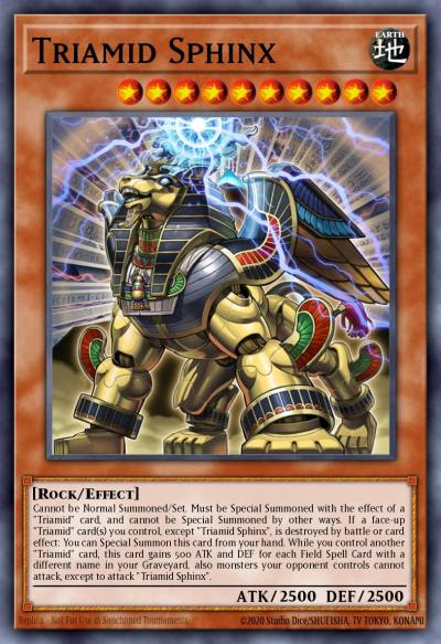 Triamid Sphinx Super Rare TDIL-EN030 The Dark Illusion Yugioh card