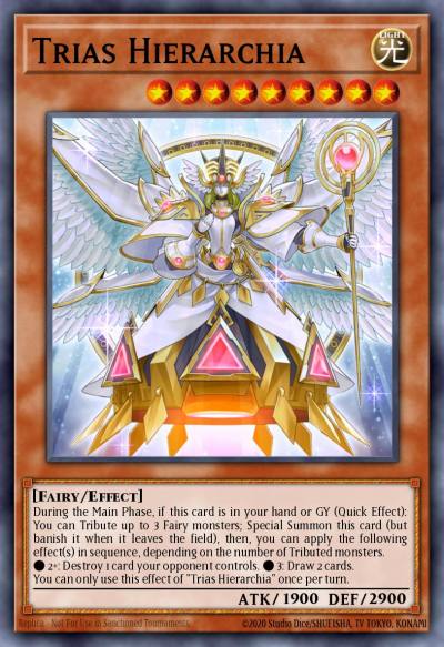 Trias Hierarchia Ultra Rare MP21-EN058 2021 Tin of Ancient Battles Yugioh card