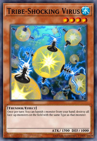 Tribe-Shocking Virus Rare PHSW-EN034 Photon Shockwave Yugioh card