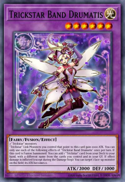 Trickstar Band Drumatis New MZTM-EN027 Maze of the Master Yugioh card