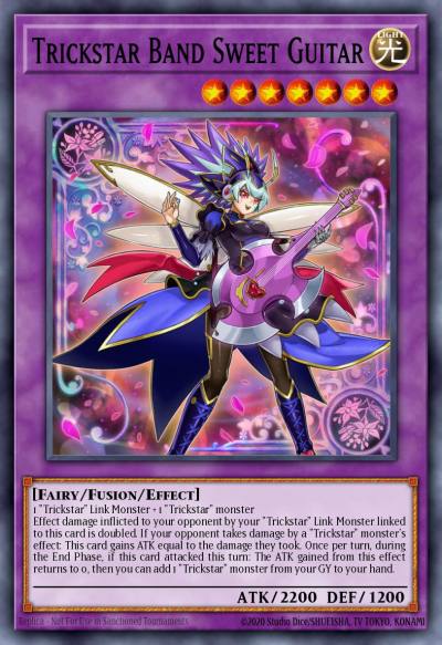 Trickstar Band Sweet Guitar Super Rare SAST-EN033 Savage Strike Yugioh card