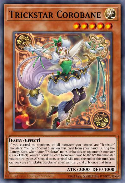 Trickstar Corobane Prismatic Secret Rare MP20-EN048 2020 Tin of Lost Memories Mega Pack Yugioh card
