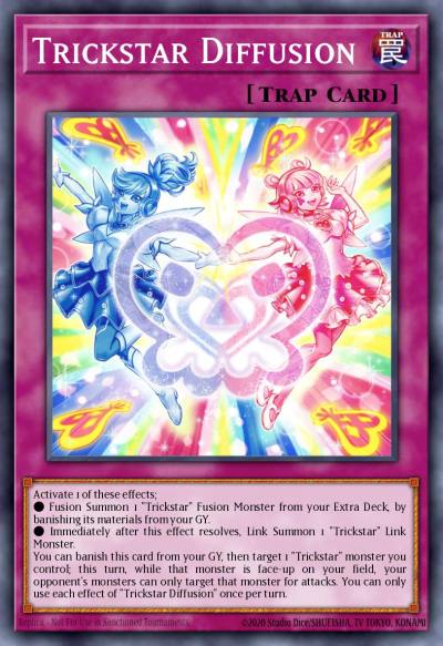 Trickstar Diffusion New MZTM-EN030 Maze of the Master Yugioh card