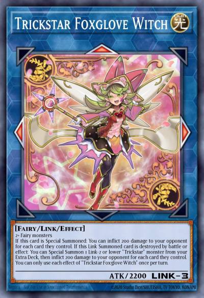 Trickstar Foxglove Witch Ultra Rare DUPO-EN021 Duel Power Yugioh card