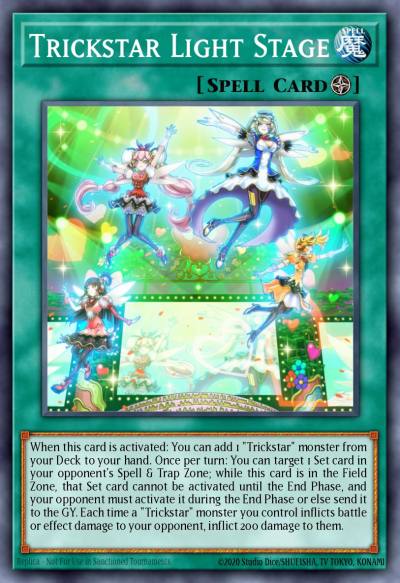 Trickstar Light Stage Ultra Rare MP18-EN069 2018 Mega-Tin Mega Pack Yugioh card