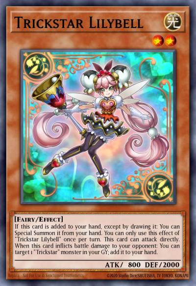 Trickstar Lilybell Rare MP18-EN035 2018 Mega-Tin Mega Pack Yugioh card