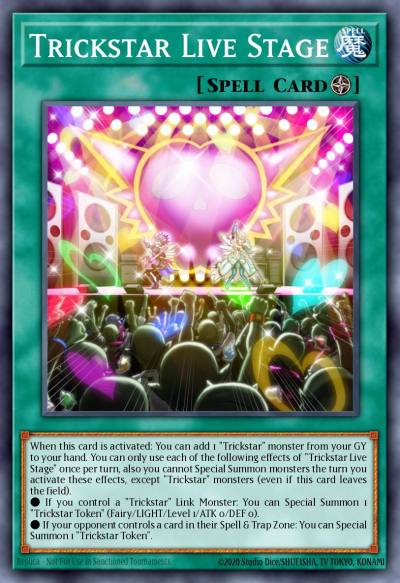 Trickstar Live Stage Secret Rare SAST-EN058 Savage Strike Yugioh card