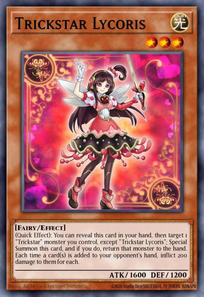 Trickstar Lycoris Super Rare MP18-EN036 2018 Mega-Tin Mega Pack Yugioh card