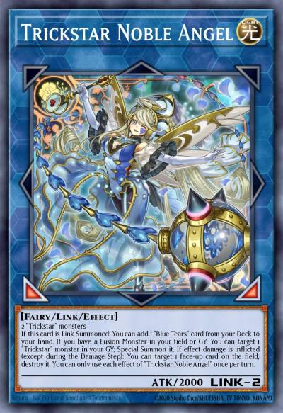 Trickstar Noble Angel Super Rare MZTM-EN029 Maze of the Master Yugioh card