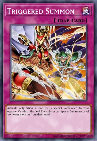 Triggered Summon Common DP07-EN021 Duelist Pack Jesse Anderson Yugioh card