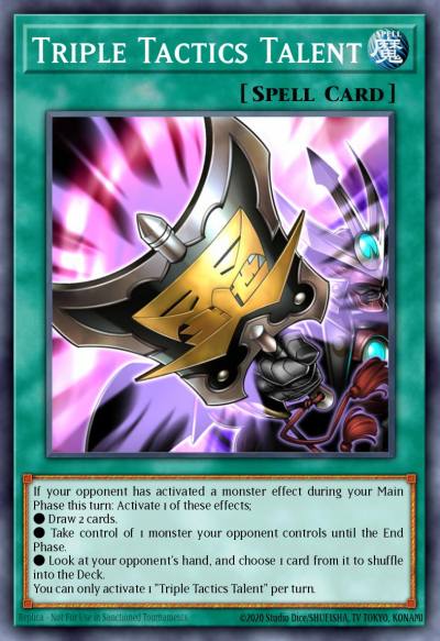 Triple Tactics Talent Ultra Rare MP21-EN143 2021 Tin of Ancient Battles Yugioh card