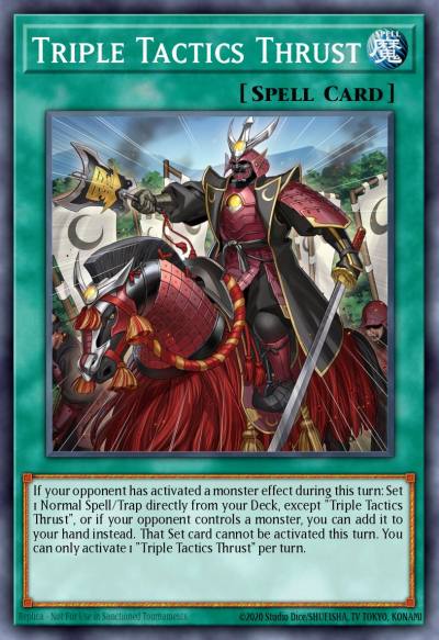 Triple Tactics Thrust Prismatic Secret Rare MP24-EN073 25th Anniversary Tin Dueling Mirrors Yugioh card