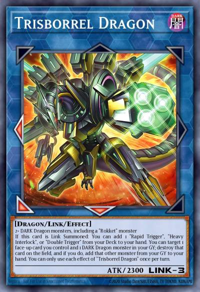 Trisborrel Dragon Super Rare BPRO-EN048 Burst Protocol Yugioh card