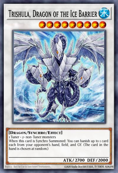Trishula Dragon of the Ice Barrier Collector's Rare RA02-EN026 25th Anniversary Rarity Collection II Yugioh card