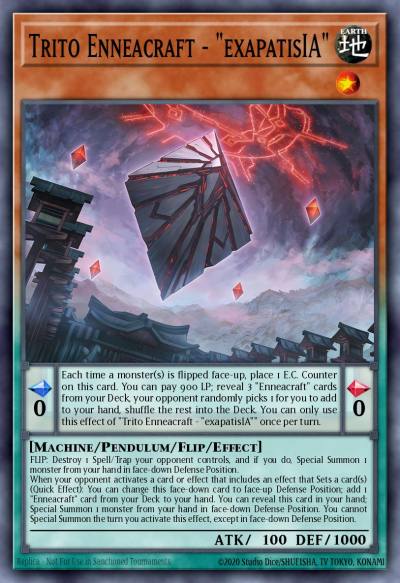 Trito Enneacraft - "exapatisIA" Common BLZD-EN019 Blazing Dominion Yugioh card
