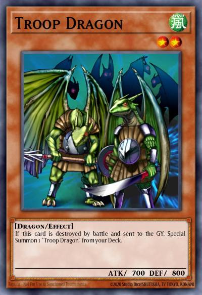 Troop Dragon Common DB2-EN157 Dark Beginning 2 Yugioh card