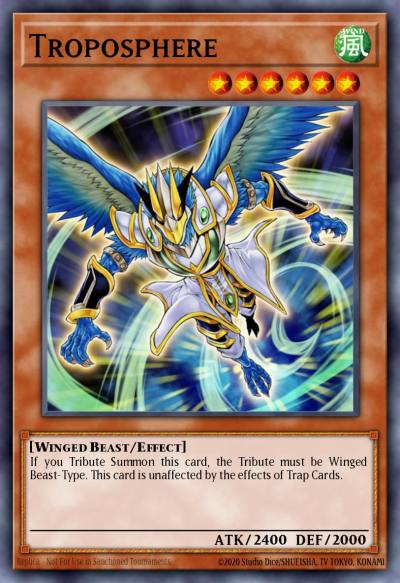 Troposphere Ultra Rare JMPS-EN001 Shonen Jump Scholastic Edition Vol. 9 Issue 1 promotional card Yugioh card