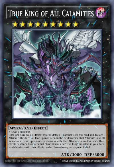 True King of All Calamities Super Rare MACR-EN046 Maximum Crisis Yugioh card