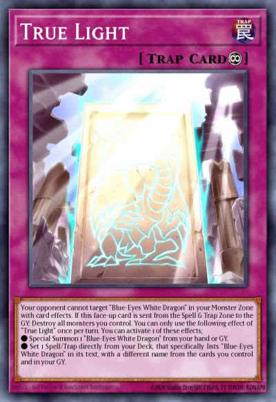 True Light Ultra Rare MP21-EN255 2021 Tin of Ancient Battles Yugioh card